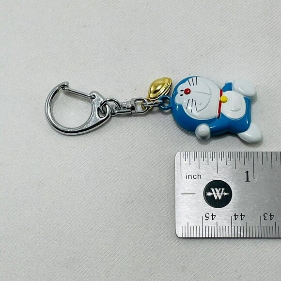 Fujiko Doraemon Dorayaki Figure Keyring Keychain Anime Cartoon Metal Heavyweight - Picture 9 of 9